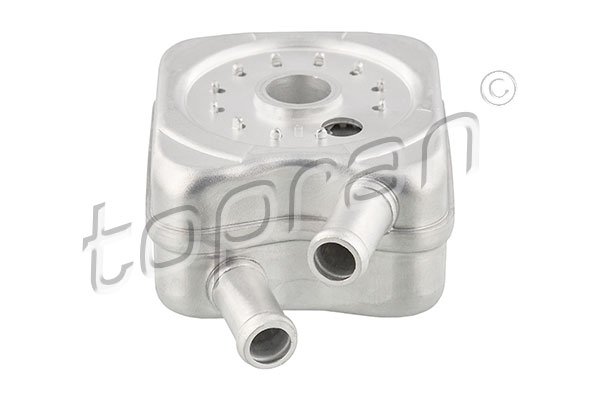 Oliekoeler en oliepomp