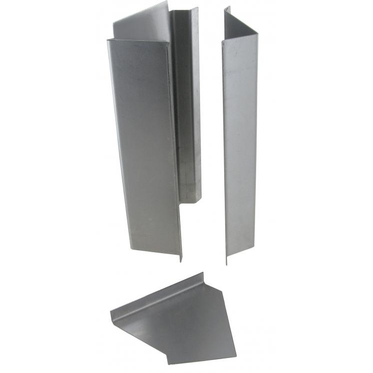 A-stijl onderzijde reparatiedelen 3-delig rechts Bus T/M 7/1967 211809201A