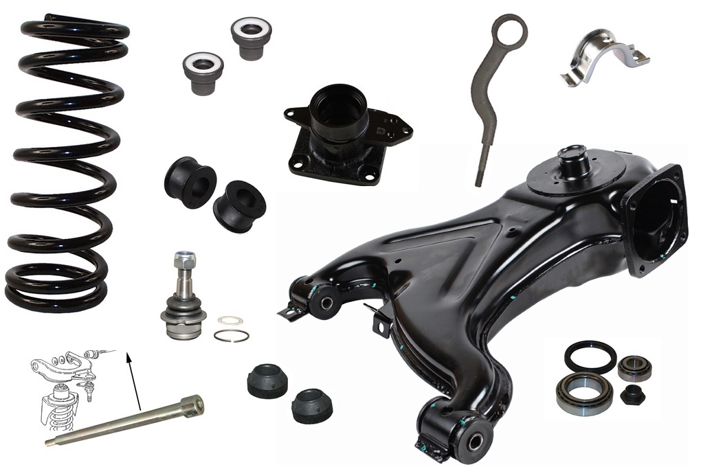 Onderstel |draagarm |wiellager 