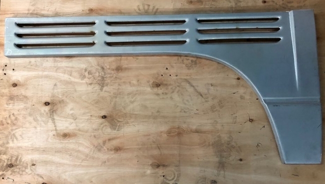 Buitenplaat voor zijpaneel rechts luchtgekoeld 245809180