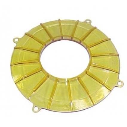 Dynamo achterplaat cover geel. 