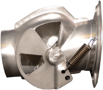 Kachelpot/ warmtewisselaar bedieningsbox 911 (65-83) RVS, links, SSI 90121100722