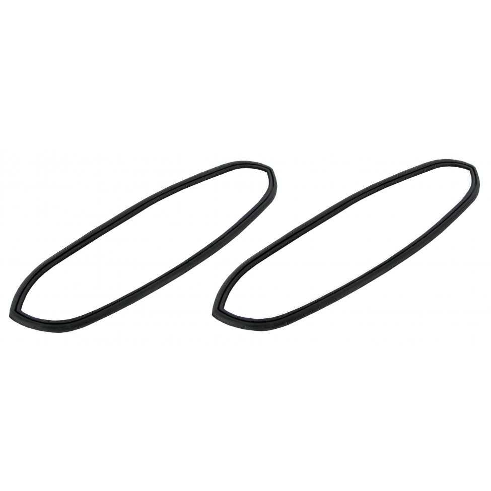 Achterlicht rubber (per paar). Karmann Ghia 8/1971 en later. Type 3 8/1969 en later 311945191A