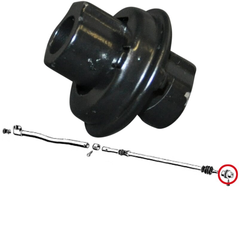 Koppeling schakelstang Kever / T1 bus, achterzijde 111711175B