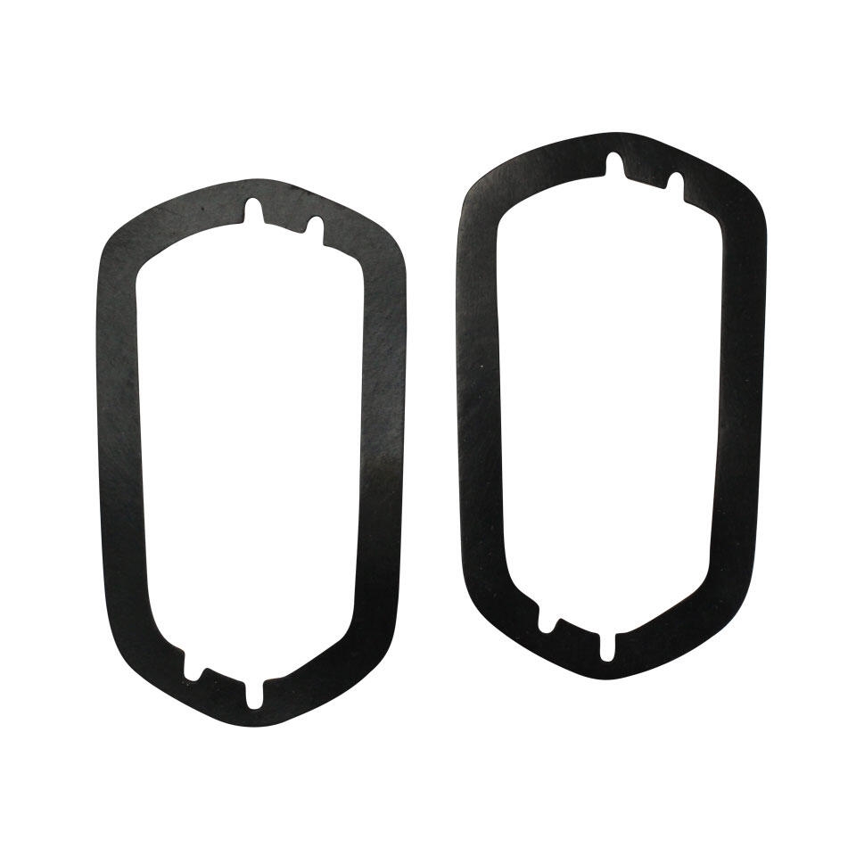 Rubber tussen achterlicht lens en chroomring (Set). Karmann Ghia T/M 1957 (ch 1 708 049) 141945173