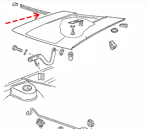 Afdichting voor paravan 171819519C